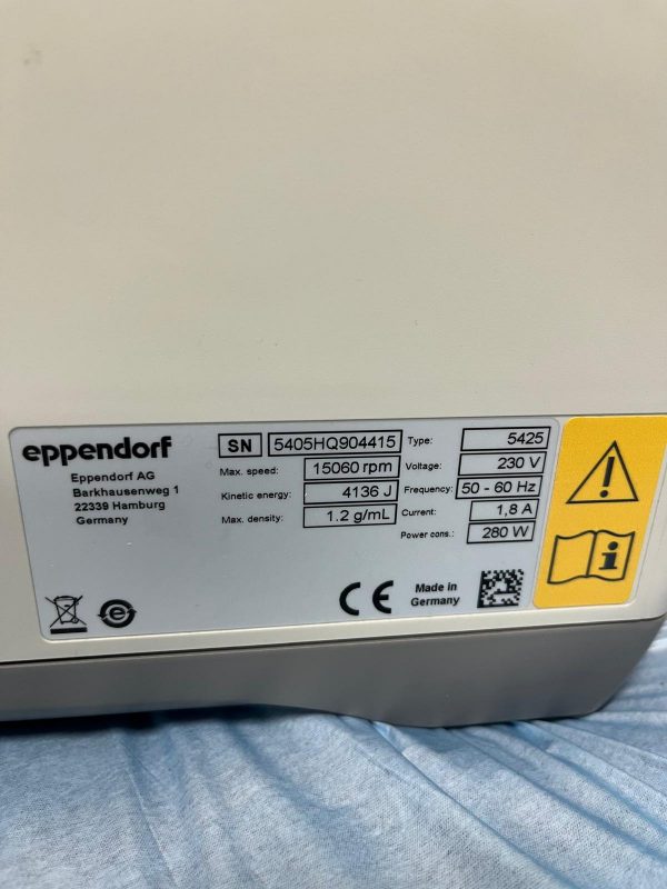 ⁦Centrifuge 5425/5425 R - 24-place lab standard יד שנייה⁩ – תמונה ⁦3⁩